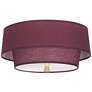 Thumbnail2 of Robert Abbey Decker 17" Wide Modern Brass and Red Ceiling Light