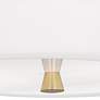 Robert Abbey Decker 17" Wide Modern Brass and White Ceiling Light