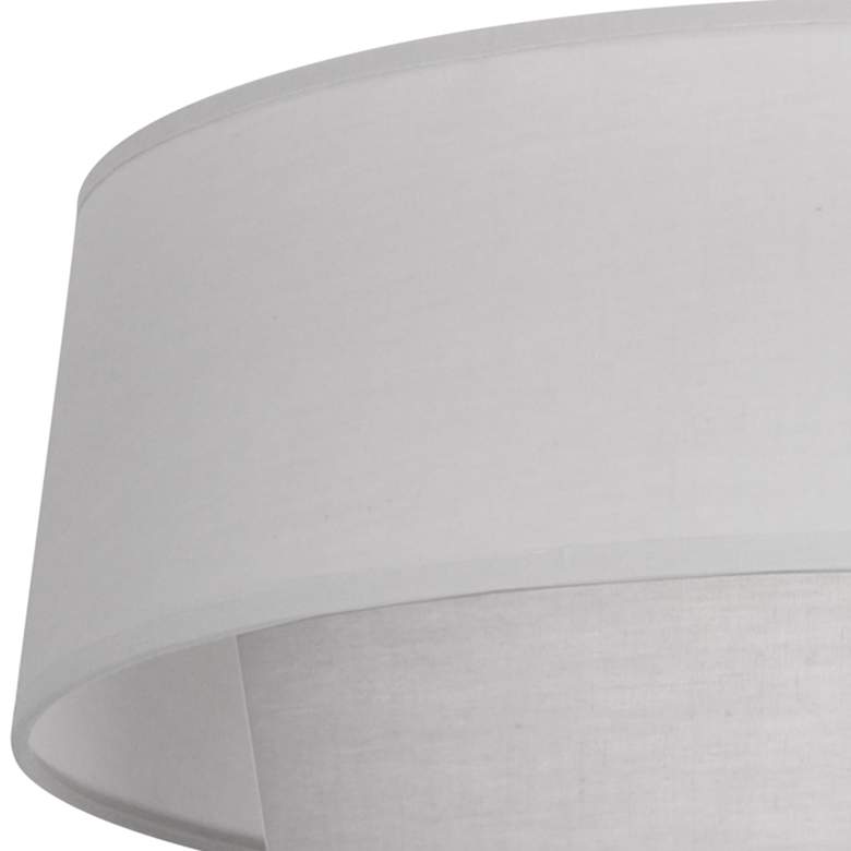 Image 3 Robert Abbey Decker 17" Wide Nickel and Gray Modern Ceiling Light more views
