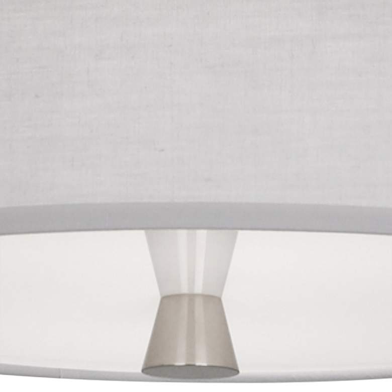Image 4 Robert Abbey Decker 17" Wide Nickel and Gray Modern Ceiling Light more views