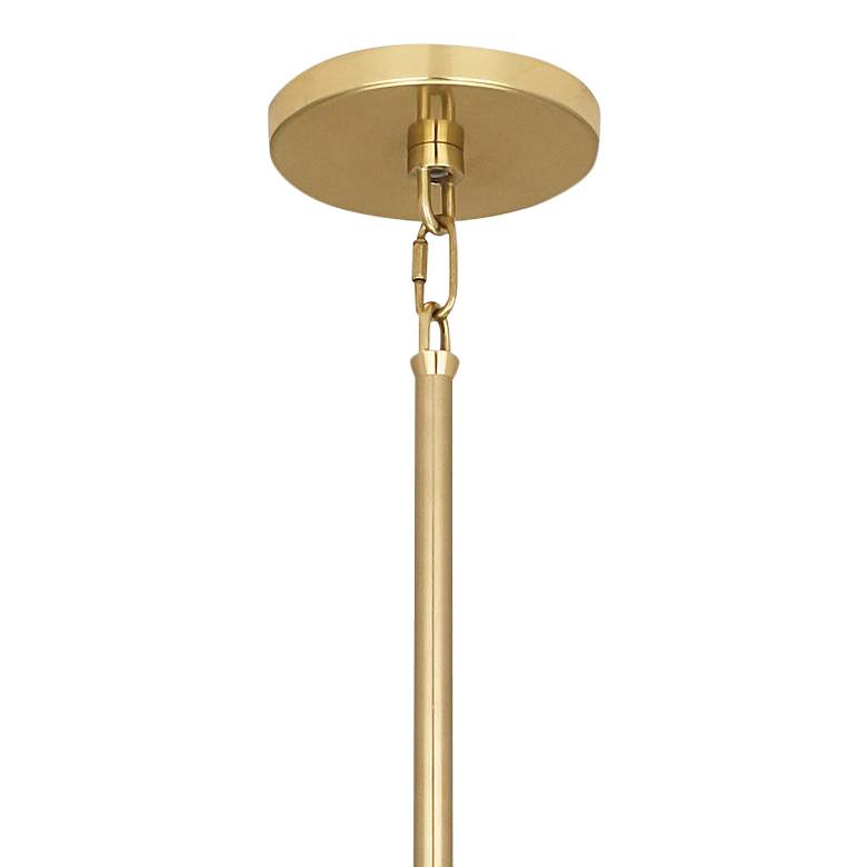 Image 3 Robert Abbey Decker 18 1/4"H Modern Brass and Gray Pendant Light more views
