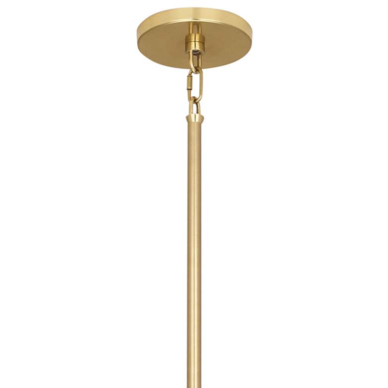 Image 3 Robert Abbey Decker 18 1/4 inchH Modern Brass and White Pendant Light more views