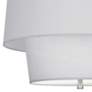 Thumbnail2 of Robert Abbey Decker 18 1/4"H Polished Nickel and Gray Pendant Light more views