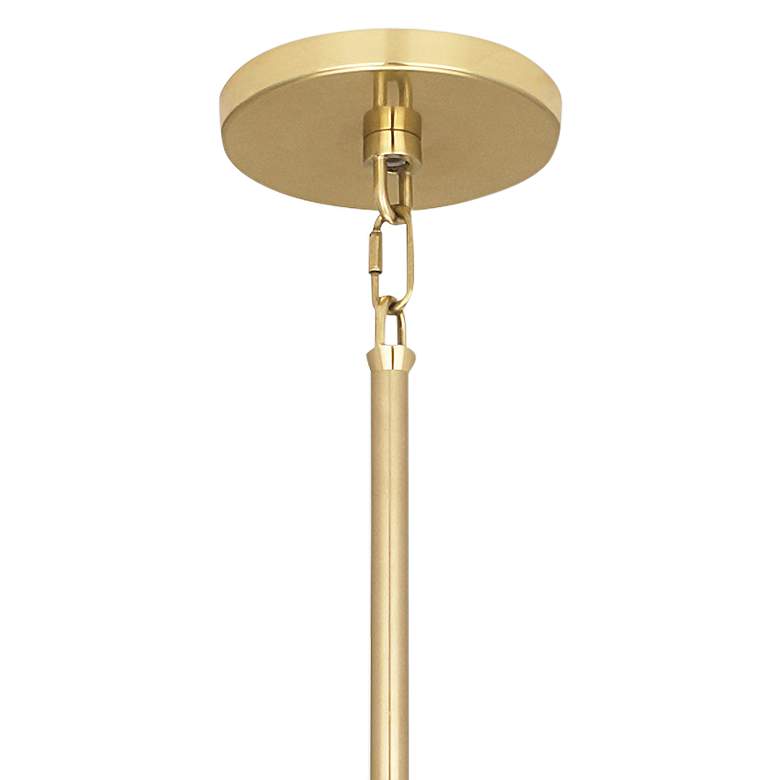 Image 3 Robert Abbey Decker 24"W Modern Brass and Ascot White Pendant Light more views
