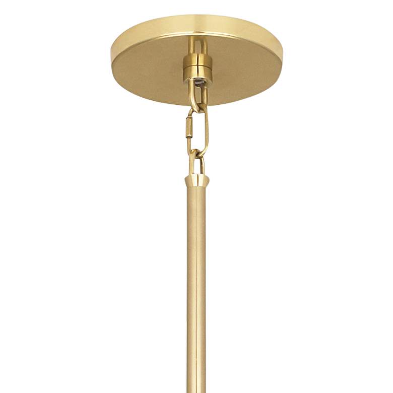 Image 3 Robert Abbey Decker 24 inchW Modern Brass and Ascot White Pendant Light more views