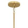 Robert Abbey Decker 24"W Modern Brass and Smoke Gray Pendant Light