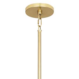 Image3 of Robert Abbey Decker 24"W Modern Brass and Vintage Wine Pendant Light more views