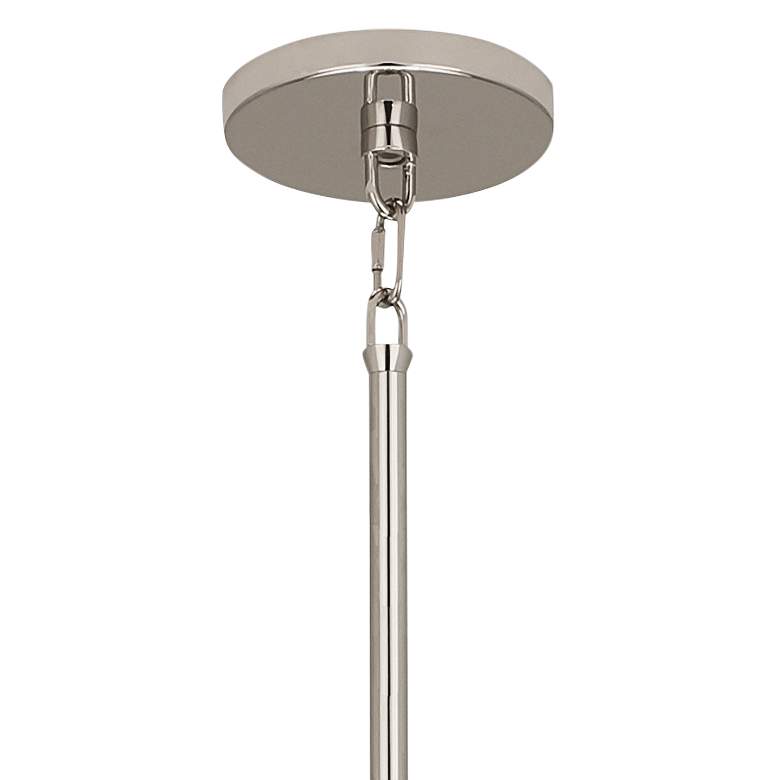 Image 3 Robert Abbey Decker 24"W Polished Nickel and Pearl Gray Pendant Light more views