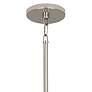 Robert Abbey Decker 24"W Polished Nickel and Pearl Gray Pendant Light