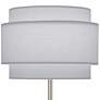 3_Robert Abbey Decker 28 3/4" Polished Nickel Lamp with Pearl Gray Shade more views