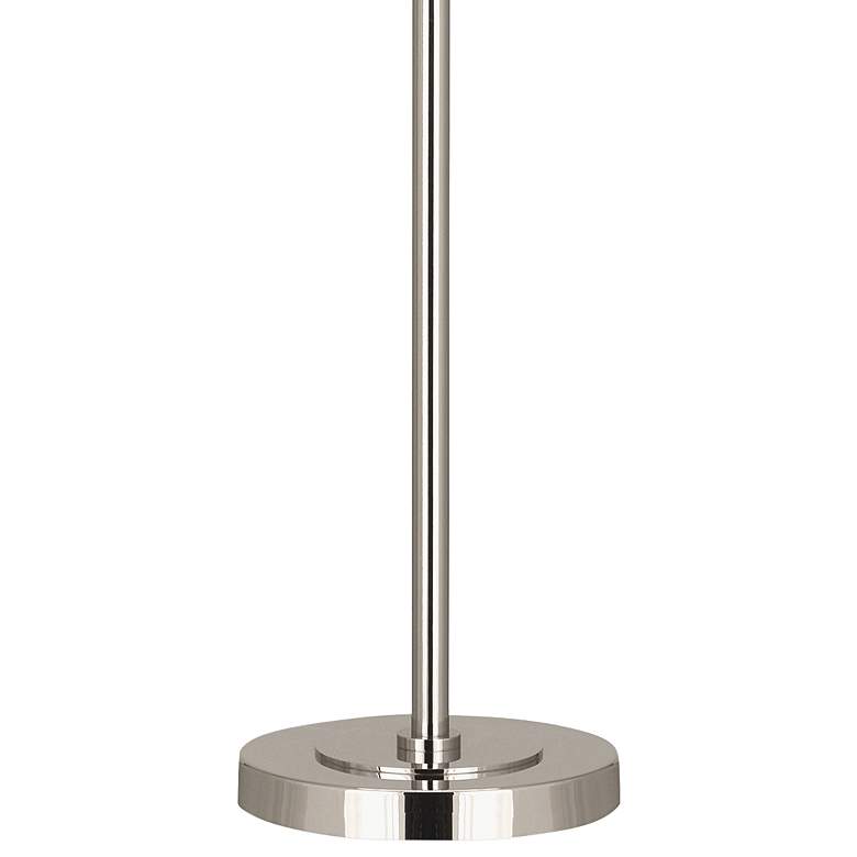 Image 4 Robert Abbey Decker 28 3/4" Polished Nickel Lamp with Pearl Gray Shade more views