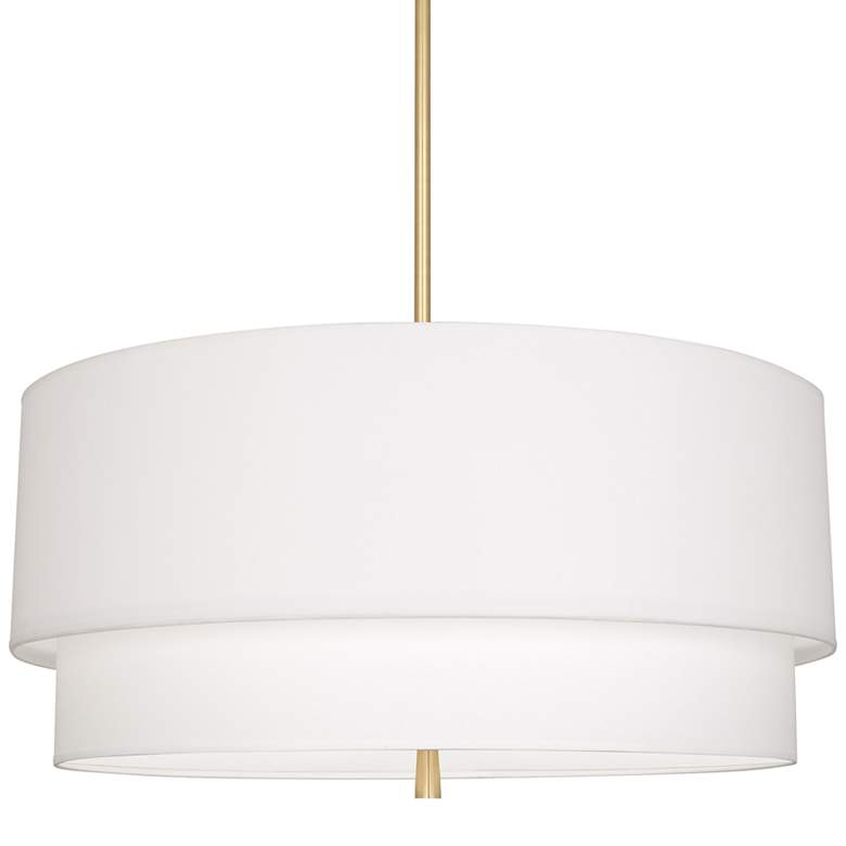 Image 1 Robert Abbey Decker 30" Wide Modern Brass Pendant Light