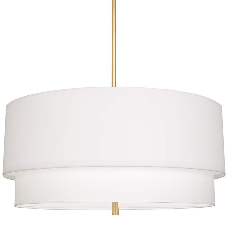 Image 1 Robert Abbey Decker 30 inch Wide Modern Brass Pendant Light