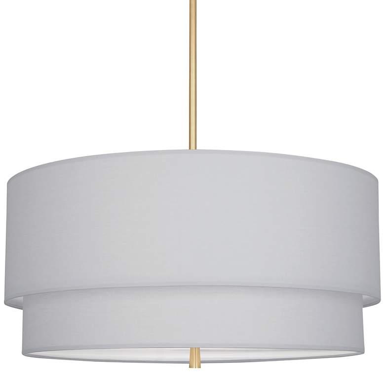Image 1 Robert Abbey Decker 30" Wide Modern Brass Pendant Light