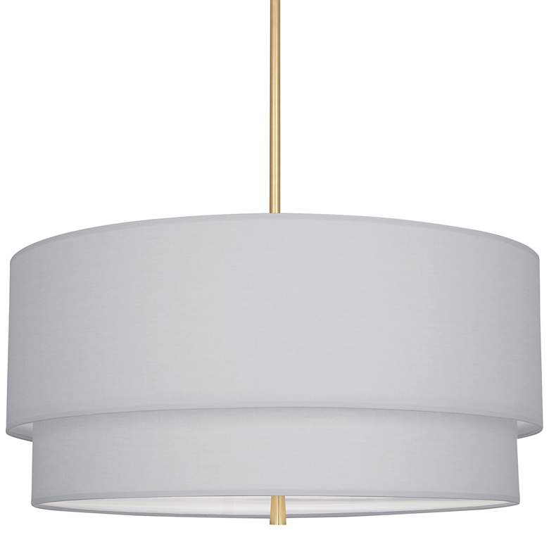 Image 1 Robert Abbey Decker 30 inch Wide Modern Brass Pendant Light