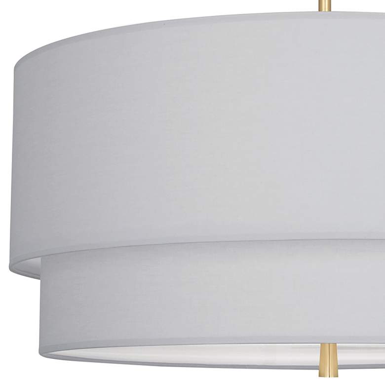 Image 2 Robert Abbey Decker 30" Wide Modern Brass Pendant Light more views