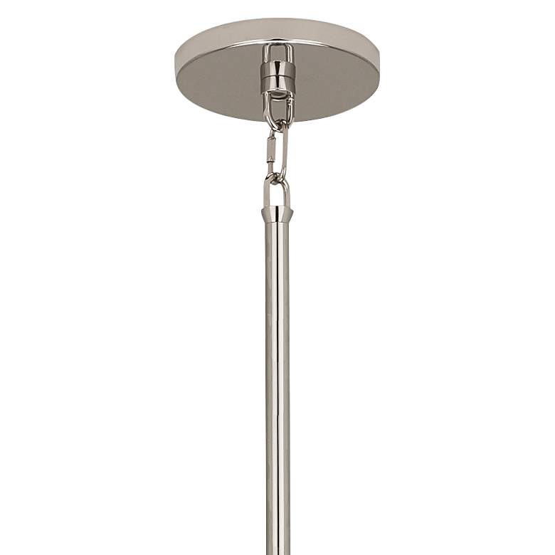Image 3 Robert Abbey Decker 30" Wide Polished Nickel Pendant Light more views