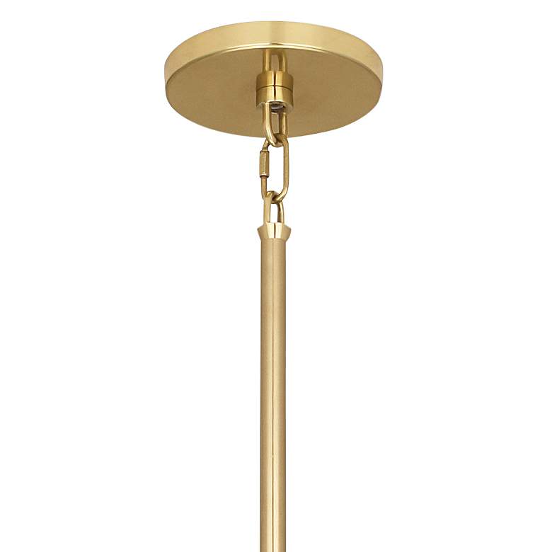Image 3 Robert Abbey Decker 30"W Modern Brass and Vintage Wine Pendant Light more views