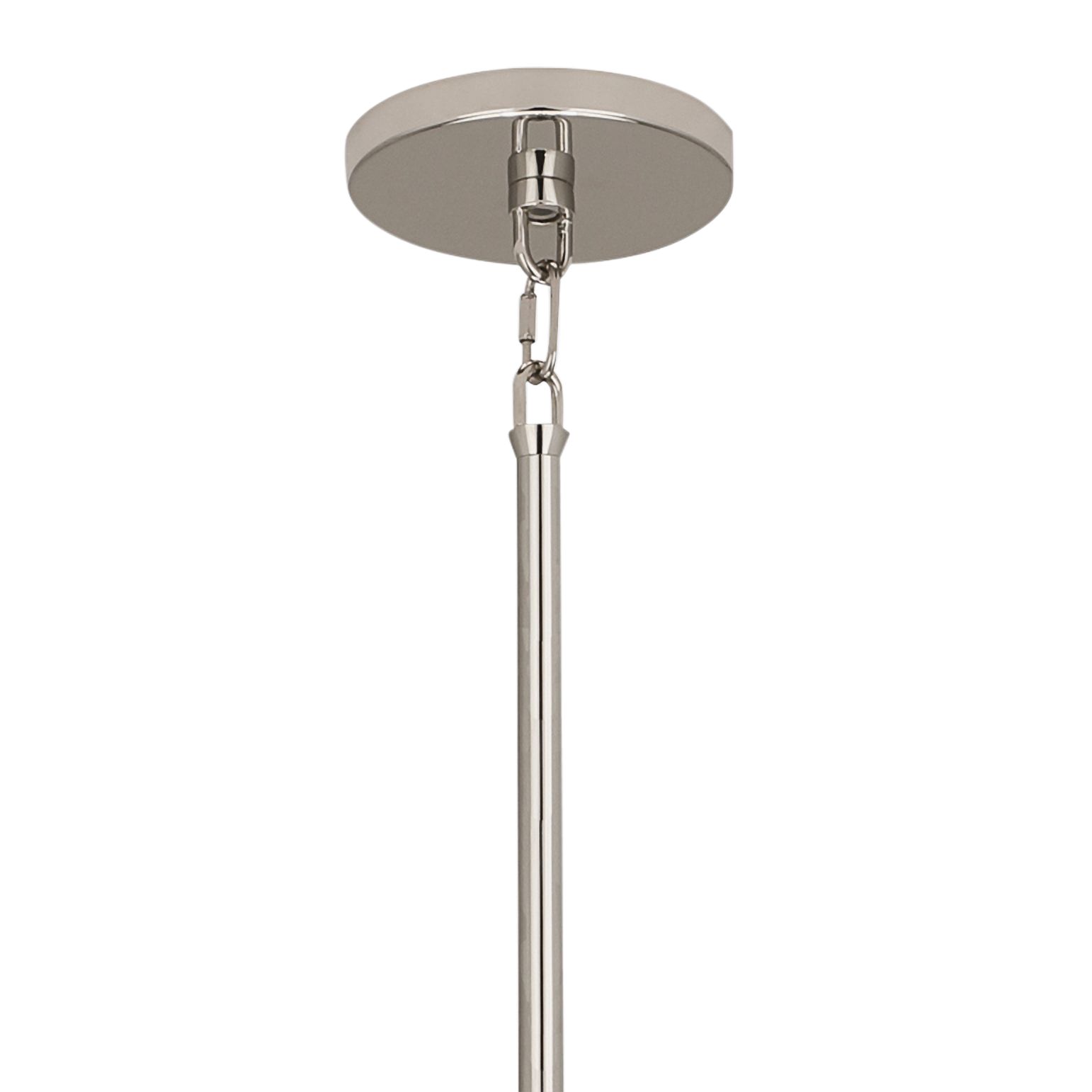 Image 3 Robert Abbey Decker 30"W Polished Nickel and Smoke Gray Pendant Light more views