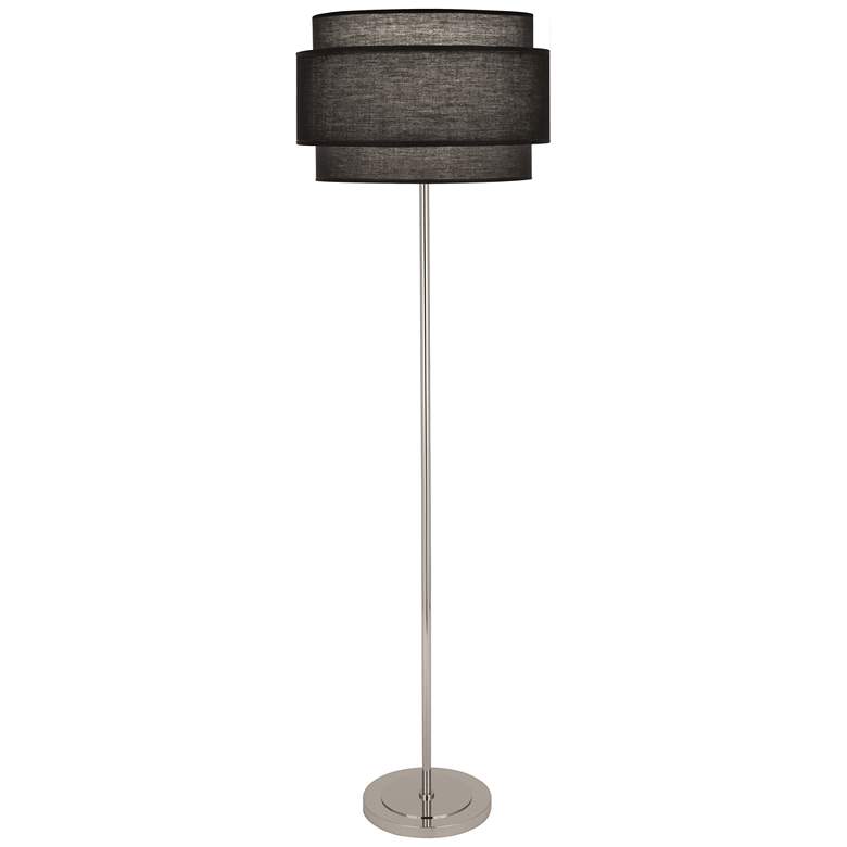 Image 1 Robert Abbey Decker Polished Nickel Floor Lamp