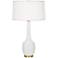 Robert Abbey, Delilah, Daisy Glazed Ceramic, Table Lamp