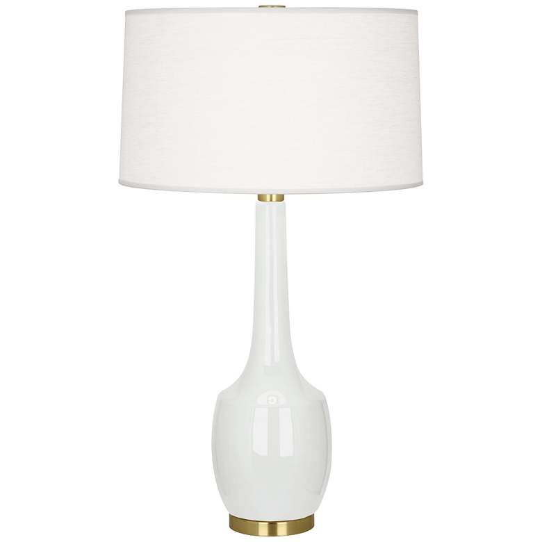 Image 1 Robert Abbey Delilah Lily Glazed Ceramic Table Lamp