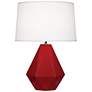 Robert Abbey Delta 22 1/2" Ruby Red Ceramic Accent Table Lamp