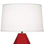 Robert Abbey Delta 22 1/2" Ruby Red Ceramic Accent Table Lamp