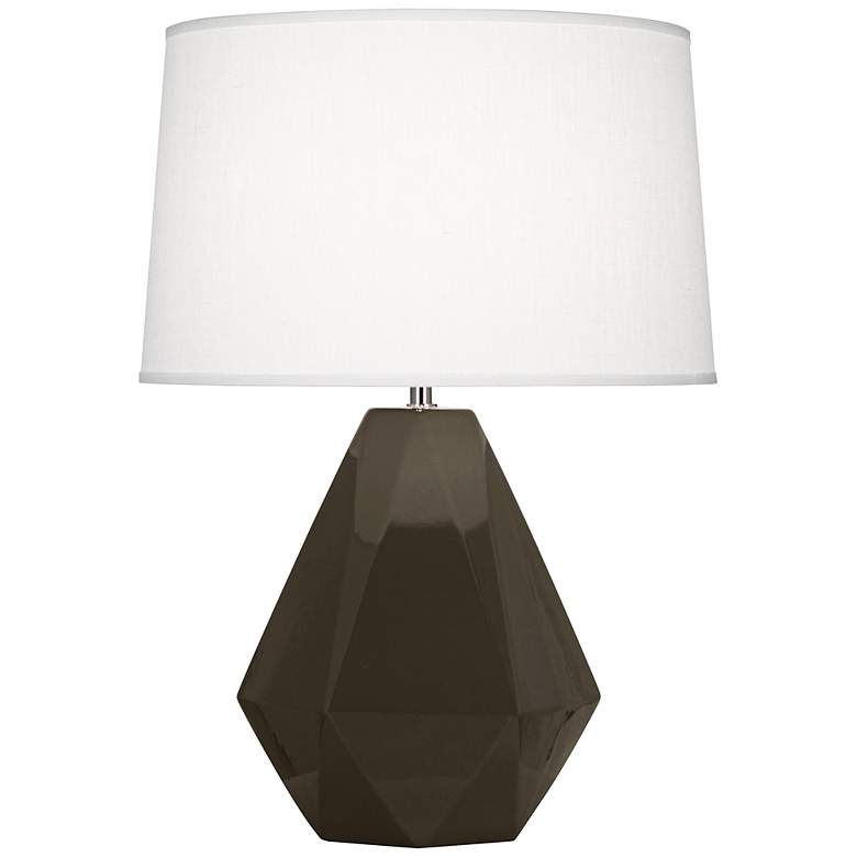 Image 1 Robert Abbey Delta Brown Tea Ceramic Table Lamp