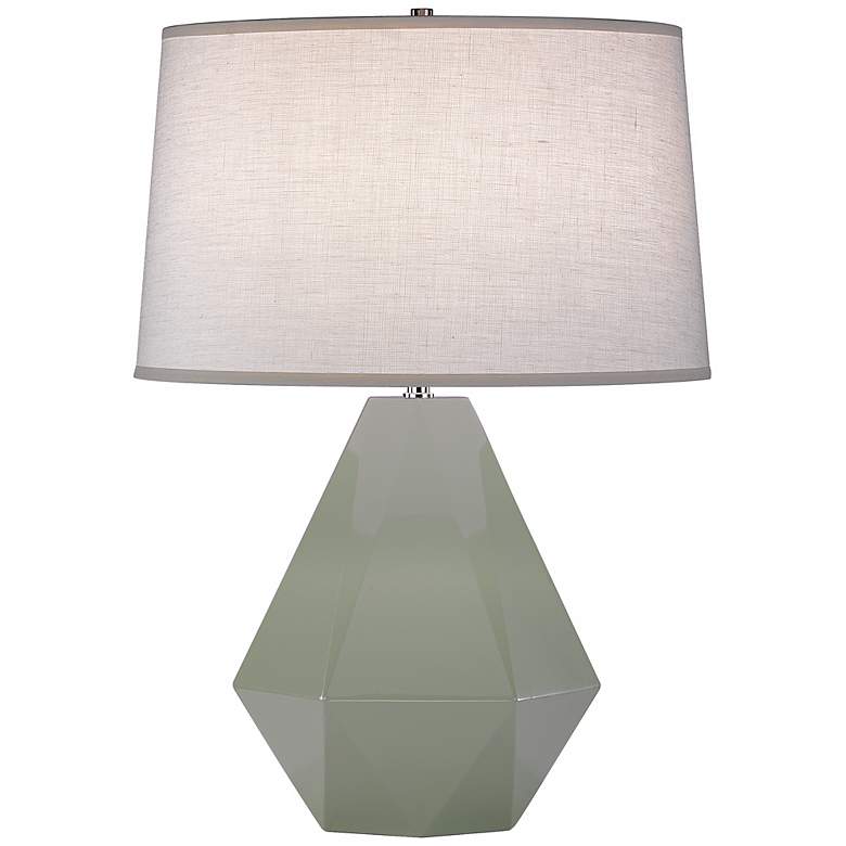 Image 1 Robert Abbey Delta Celadon 22 1/2" High Table Lamp