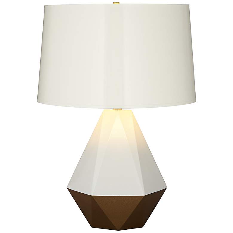 Image 1 Robert Abbey Delta Duo Lily And Gold Table Lamp