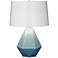Robert Abbey Delta Duo Turquoise Table Lamp