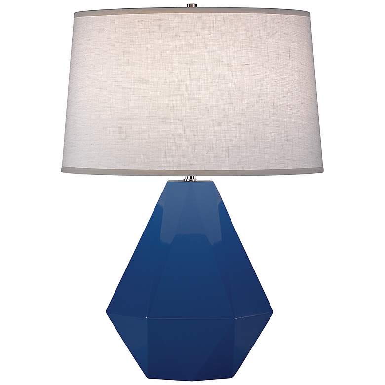 Robert Abbey Delta Marine Blue 22 1/2&quot; High Table Lamp