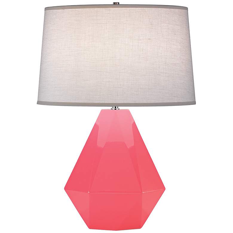 Robert Abbey Delta Schiaparelli Pink 22 1/2&quot; High Table Lamp