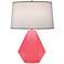 Robert Abbey Delta Schiaparelli Pink 22 1/2" High Table Lamp