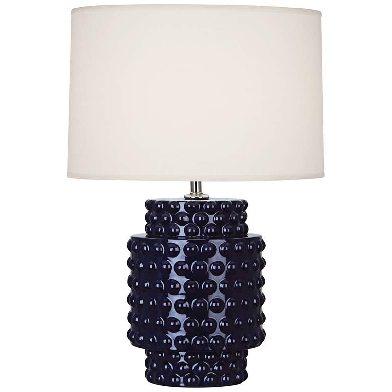 Image 1 Robert Abbey Dolly 20 1/2" Midnight Blue Ceramic Accent Table Lamp