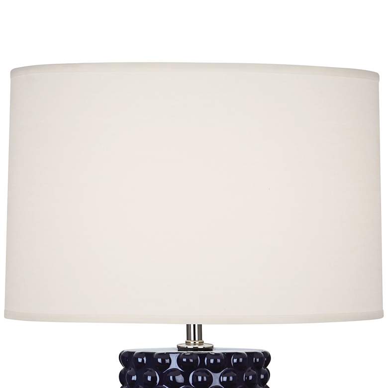 Image 2 Robert Abbey Dolly 20 1/2" Midnight Blue Ceramic Accent Table Lamp more views