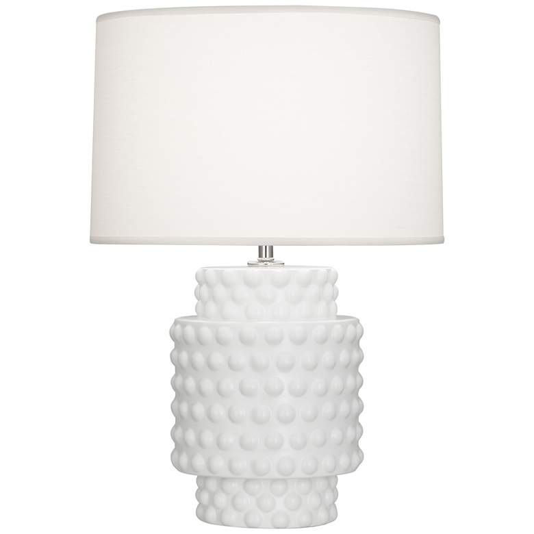 Image 1 Robert Abbey Dolly 21.4 inch Matte Lily White Accent Lamp