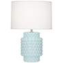 Robert Abbey Dolly 21 1/2" High Modern Baby Blue Ceramic Accent Lamp