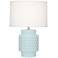 Robert Abbey Dolly 21 1/2" High Modern Baby Blue Ceramic Accent Lamp