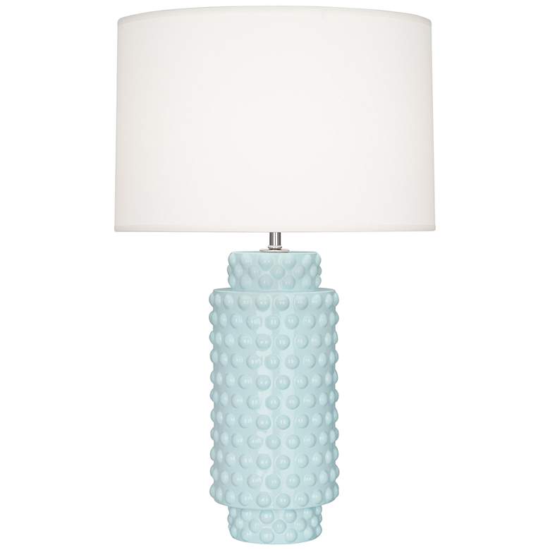 Image 1 Robert Abbey Dolly 27 1/2" Baby Blue Modern Ceramic Table Lamp