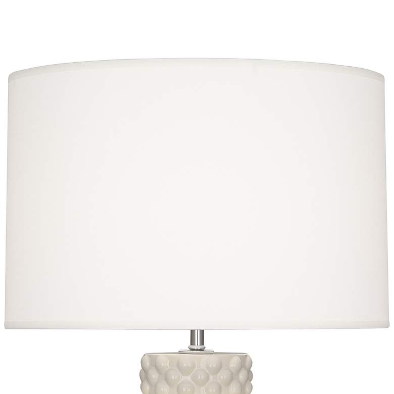 Image 2 Robert Abbey Dolly 27 1/2" High Bone White Ceramic Table Lamp more views