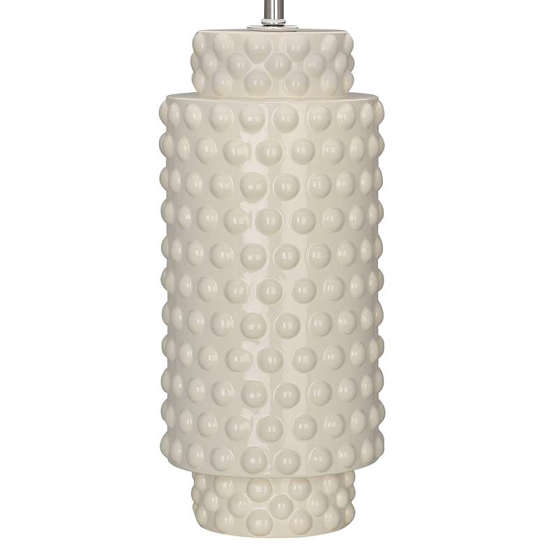 Image 3 Robert Abbey Dolly 27 1/2" High Bone White Ceramic Table Lamp more views