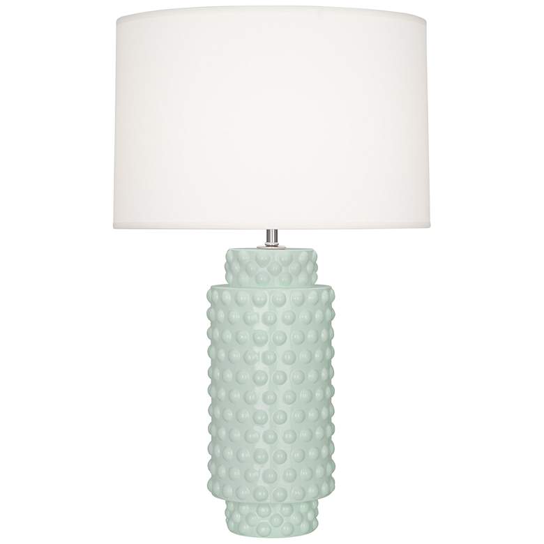 Image 1 Robert Abbey Dolly 27 1/2 inch High Celadon Green Ceramic Table Lamp