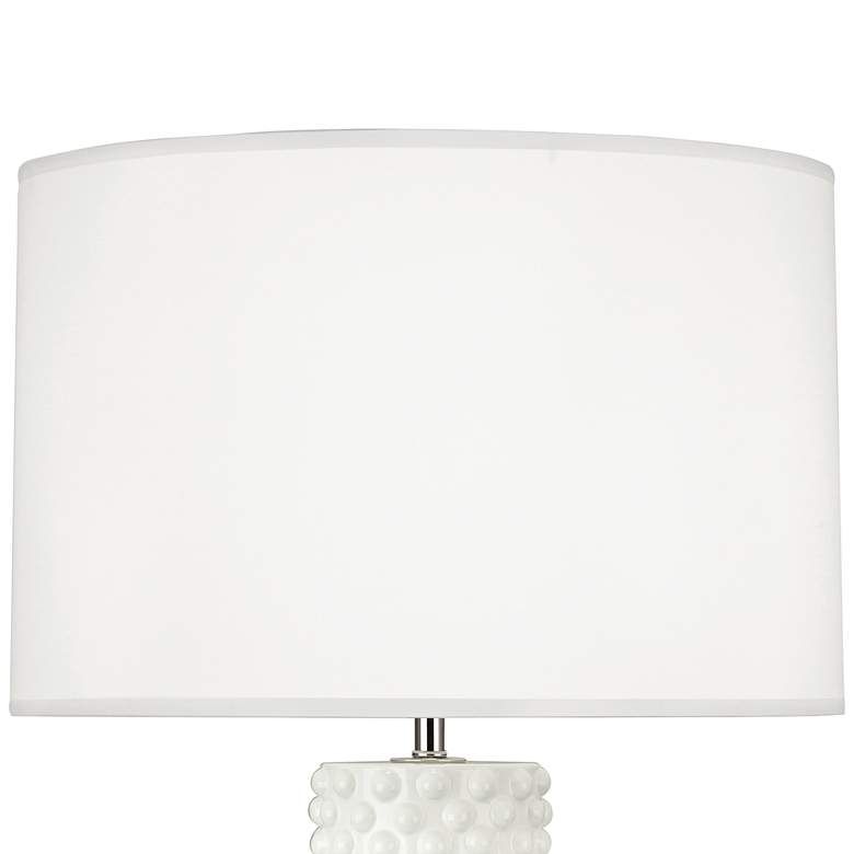 Image 2 Robert Abbey Dolly 27 1/2" High Lily White Ceramic Table Lamp more views