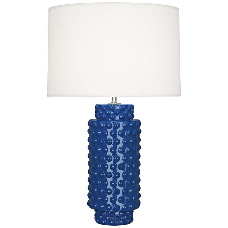 Image 1 Robert Abbey Dolly 27 1/2" High Marine Blue Ceramic Table Lamp
