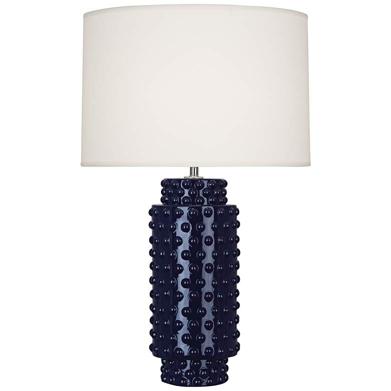 Image 1 Robert Abbey Dolly 27 1/2" High Midnight Blue Ceramic Table Lamp