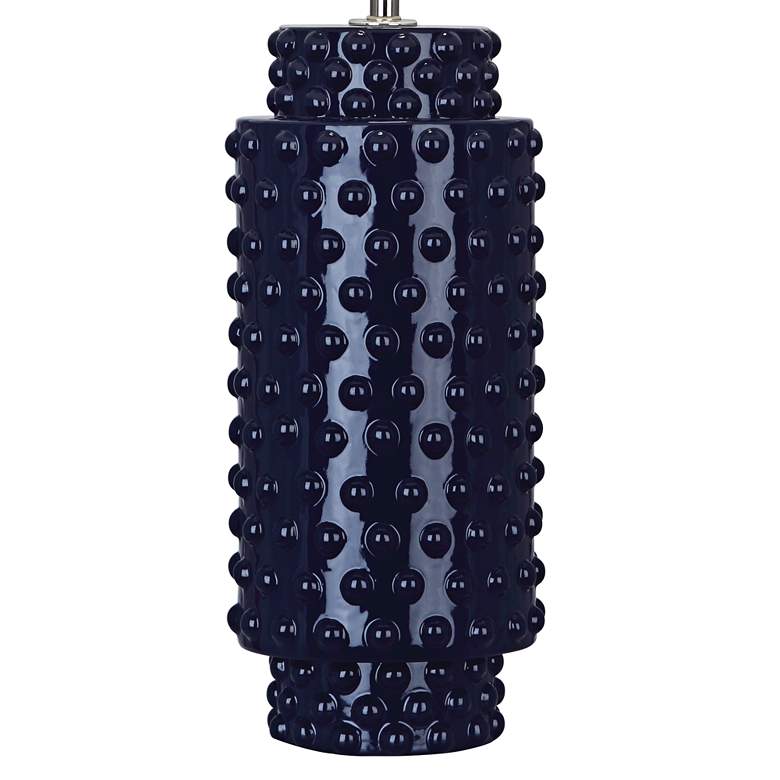 Image 3 Robert Abbey Dolly 27 1/2 inch High Midnight Blue Ceramic Table Lamp more views