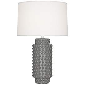 Image1 of Robert Abbey Dolly 27 1/2" High Smokey Gray Taupe Ceramic Table Lamp