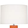 3_Robert Abbey Dolly 27 1/2" Pumpkin Orange Modern Ceramic Table Lamp more views